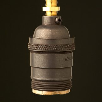 Bronze plated brass E26 Socket UNO thread