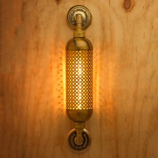 Brass Industrial Club&round wall guard tube light