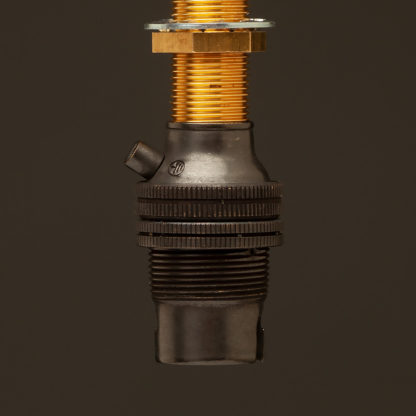 Bronze Threaded Entry Lamp holder Bayonet B15