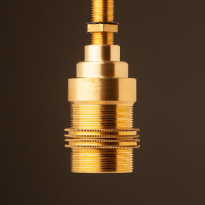 Shade ring Brass lamp holder Edison E14