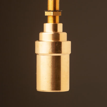 Smooth Brass lamp holder Edison E14