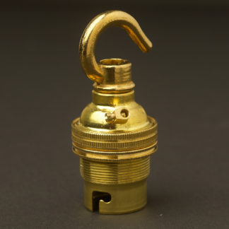 New Brass Hook Pendant Lamp holder Bayonet B22 fitting