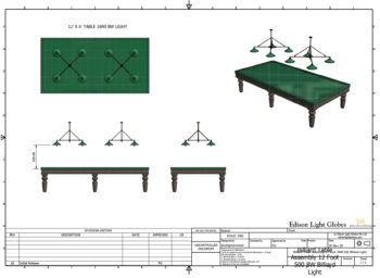 Billiard Table Light Position