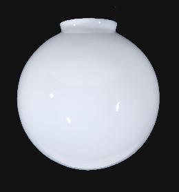 250mm Opal glass spherical shade