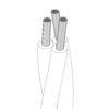 Cloth Covered Braided 3 Core Lighting Flex 120V
