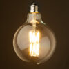 12 Watt Dimmable Filament LED Clear G125 round bulb