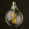 12 Watt Dimmable Filament LED Clear G125 round bulb