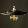 RAF Barracks Shade Brass E26 Pendant nickel socket G95