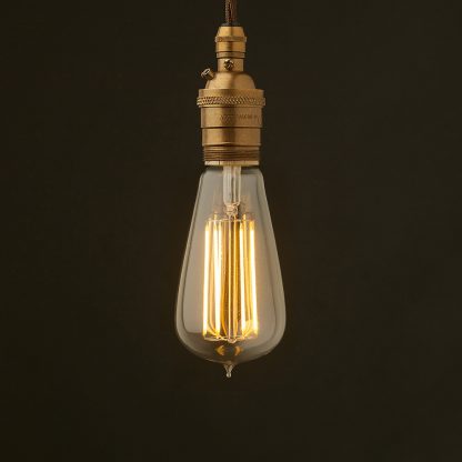 Edison Style Light Bulb E26 Antique Brass Pendant 6W LED