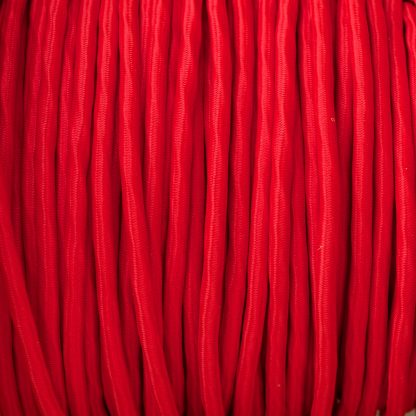 Pulley cord cloth covered Flex 120V Poppy red