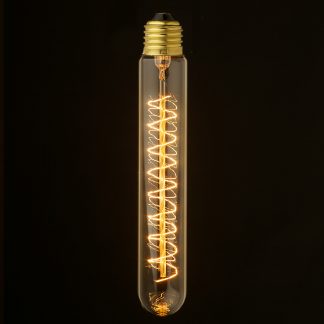 Vintage Edison Medium Spiral Tube Filament Bulb