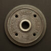 Cast iron plumbing pipe flange plate