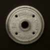 Cast aluminum plumbing pipe flange plate