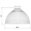Holophane Dome Light Shade Dimensions