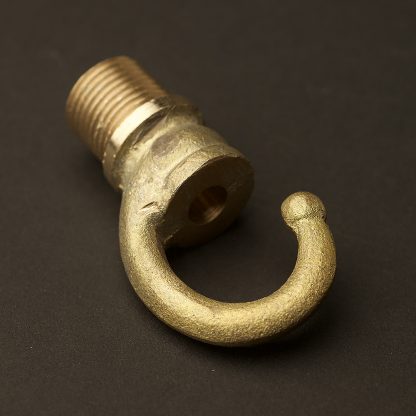 Cast brass hook