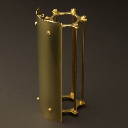 Medium Bulb Brass Cage brass with brass reflector