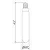 Vintage Edison tungsten E12 tube filament bulb dimensions