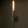 Vintage Black Bronze Wall Sconce Candle base extension