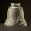 Bell Shaped Holophane Glass Light Shade