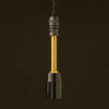 GGlass insulator E12 DIY pendant light kit bronze