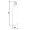3 Watt LED E12 clear tube low voltage bulb dimensions mm