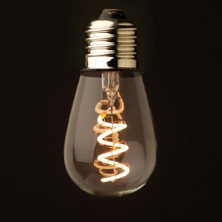 2 Watt Dimmable spiral filament LED Edison