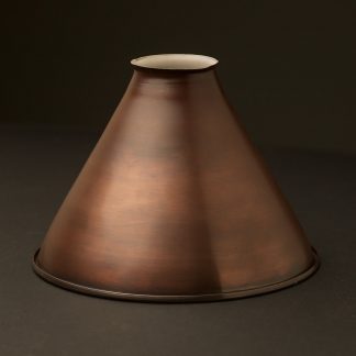 Bronze cone 2.25 fitter type light shade