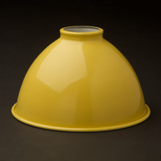 Yellow dome 2.25 fitter type light shade 7 inch