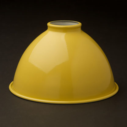 Yellow dome 2.25 fitter type light shade 7 inch