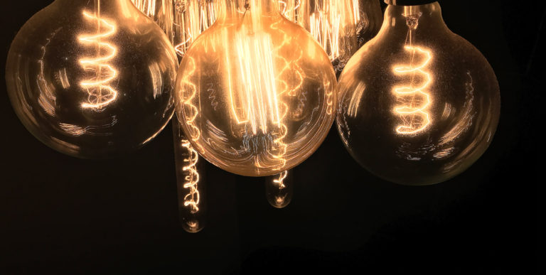 Vintage incandescent bulbs