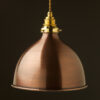 Bronze 10.7 inch dome shade Brass E26 Pendant new brass hardware