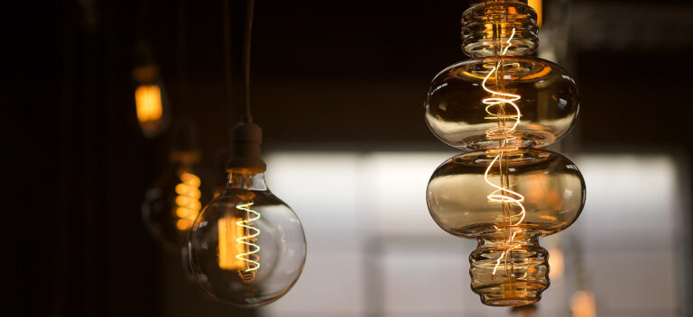 LED filament bulbs