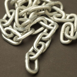 Industrial Lighting Chain Fat Link Zinc Plated