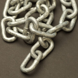 Industrial Lighting Chain Heavy Fat Link Zinc Plated