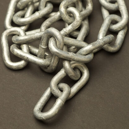 Industrial Lighting Chain Heavy Fat Link Zinc Plated