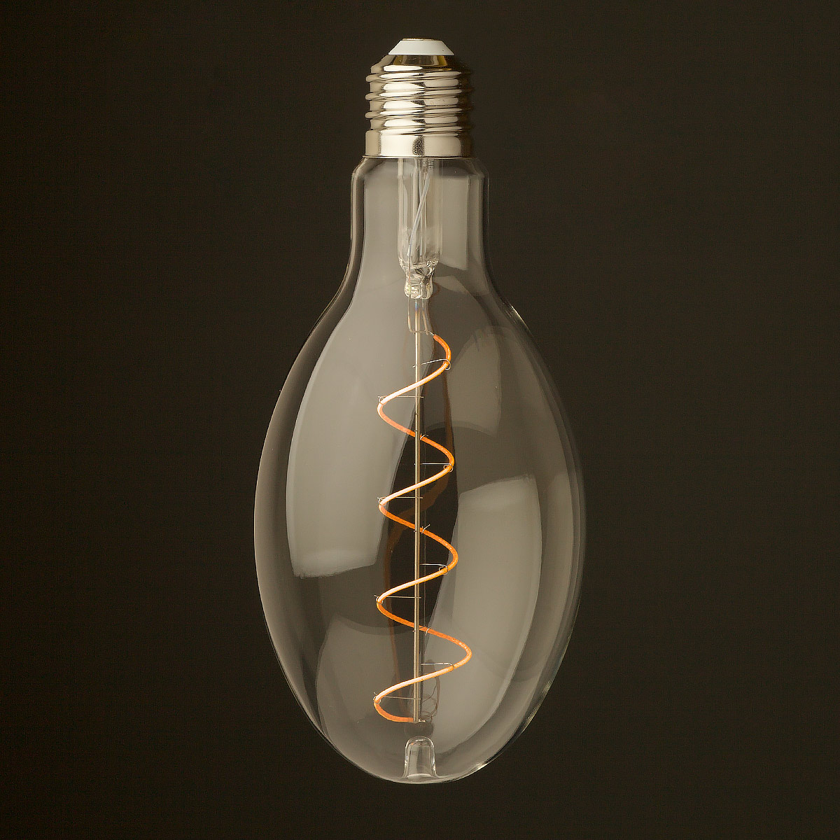 Edison E39 4 Watt DE120 Spiral filament LED off