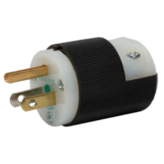 Black 3 Pin 120V USA/CAN Plug Top